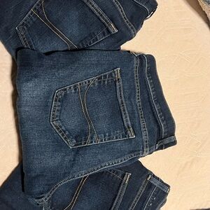 Hollister Blue Classic Denim Jeans with Distressed Finish